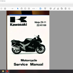 1993 2001 kawasaki Zx11 Zzr 1100 DOWNLOAD SERVICE MANUAL PDF