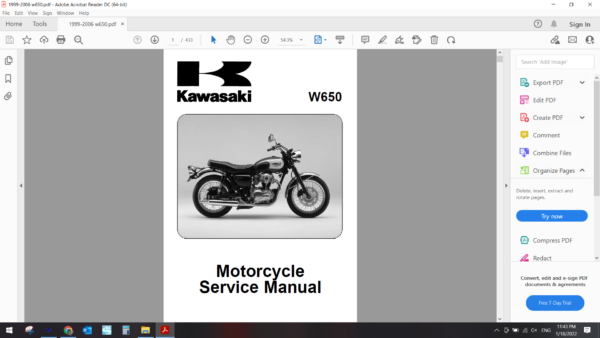 1998 2009 kawasaki ELIMINATOR 125 DOWNLOAD SERVICE MANUAL PDF