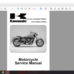 2004 2006 kawasaki VULCAN 1600 MEAN STREAK download service manual