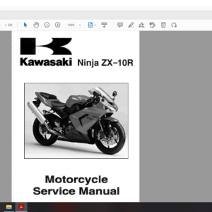 2004 kawasaki ZX10R download service manual