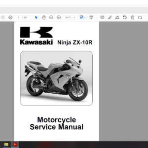 2006 2007 kawasaki Ninja ZX-10R download service manual
