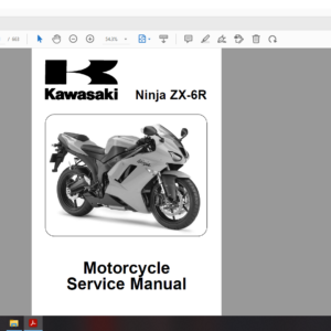 2007 2008 kawasaki ZX600 download service manual