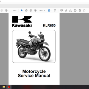 2008 2012 kawasaki KLR 650 download service manual
