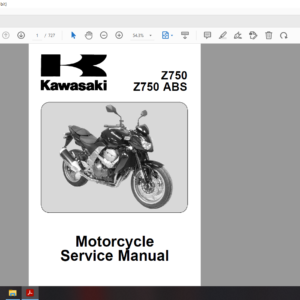 2007 2012 kawasaki ZR 750 ABS download service manual
