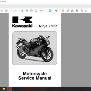 2008 2012 kawasaki EX 250 NINJA 250 download service manual