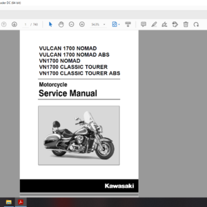 2009 2016 kawasaki VULCAN 1700 NOMAD download service manual