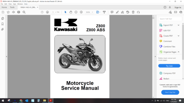 2013 kawasaki zr800 abs download service manual