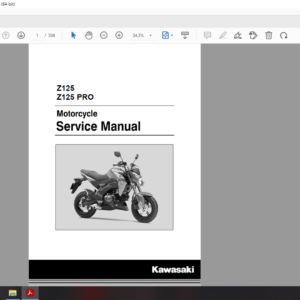 2016 2017 kawasaki Z125 Pro download service manual