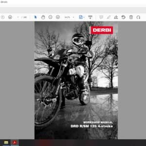 2016 derbi DRD 125 download service manual
