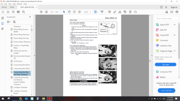 2001 2008 kawasaki ZRX1200 DOWNLOAD SERVICE MANUAL PDF