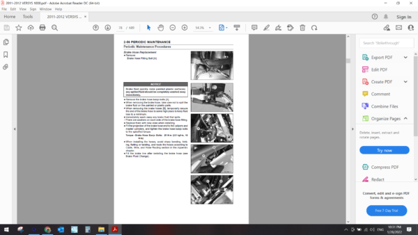 2011 2012 kawasaki VERSYS 1000 download service manual