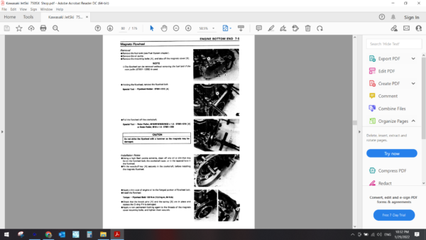 1991 1997 KAWASAKI 750 SX download service manual