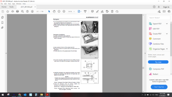 2017 kawasaki ZR1000 download service manual