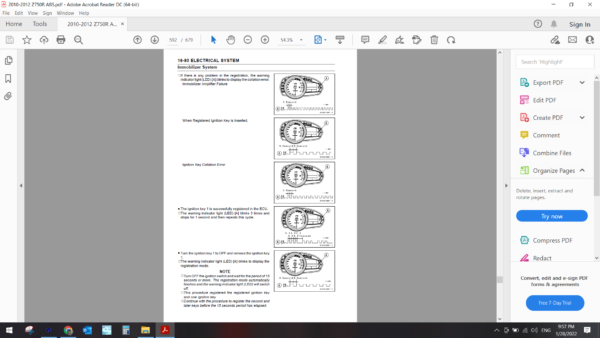 2010 2012 kawasaki Z 750R ABS download service manual