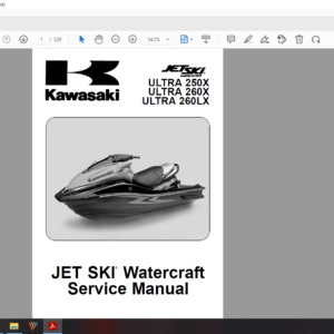 2007 2009 kawasaki ULTRA 250X 260X LX download service manual
