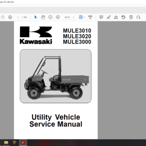 2001 2006 KAWASAKI mule 3000 3010 3020 download service manual