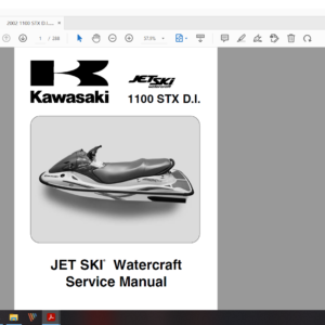 2002 1100 kawasaki STX Di download service manual