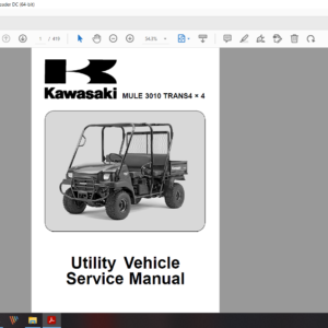 2005 2007 kawasaki MULE 3010 TRANS 4X4 download service manual