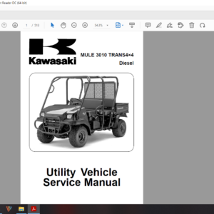 2008 kawasaki mule 3010 trans 4x4 diesel download service manual