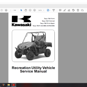 2009 kawasaki TERYX download service manual