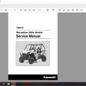 2016 2017 kawasaki teryx KRF 800 download service manual