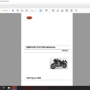 2007 Moto Guzzi 1200 Sport ABS download service manual