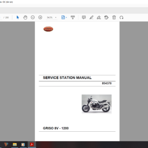 2007 moto guzzi Griso 8V 1200 download service manual