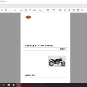 2007 moto guzzi GRISO 850 download service manual