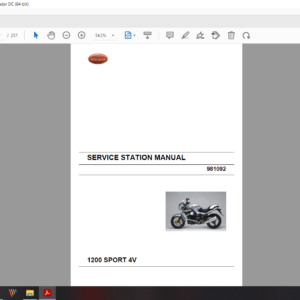 2008 moto guzzi 1200 SPORT 4V download service manual