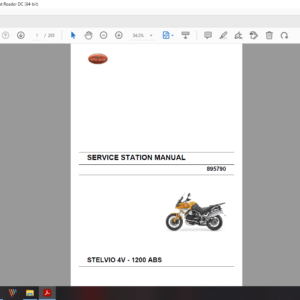 2010 moto guzzi Stelvio 4V 1200 ABS download service manual