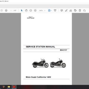 2012 Moto Guzzi California 1400 download service manual