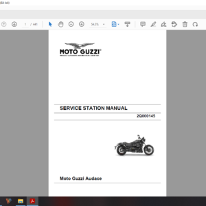 2016 Moto Guzzi Audace download service manual