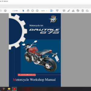 2012 MV AGUSTA BRUTALE 675 download service manual