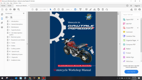 2014 mv agusta brutale b3 675 800 dragster download service manual