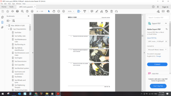 2007 moto guzzi BREVA V1200 download service manual