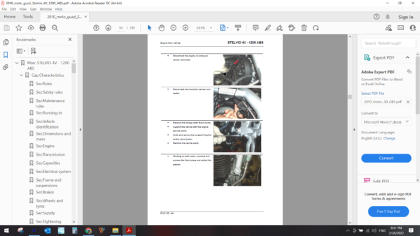 2010 moto guzzi Stelvio 4V 1200 ABS download service manual