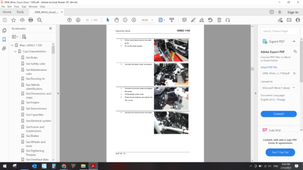 2006 Moto Guzzi Griso 1100 download service manual