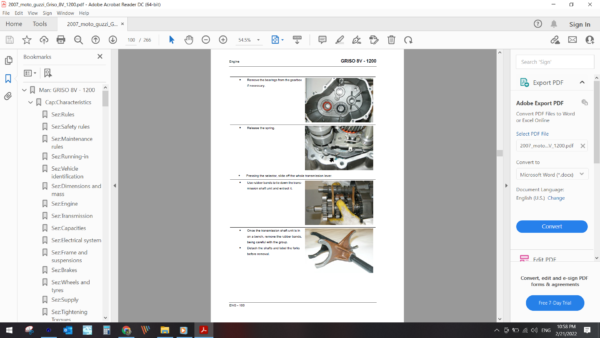 2007 moto guzzi Griso 8V 1200 download service manual