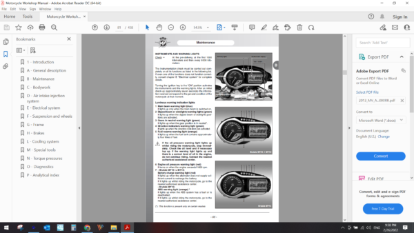 2013 MV AGUSTA BRUTALE 990R 1090RR download service manual