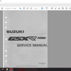 1989 1992 suzuki GSXR 1100 download service manual pdf