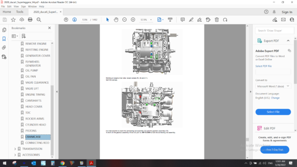 2020 ducati Superleggera V4 download service manual PDF