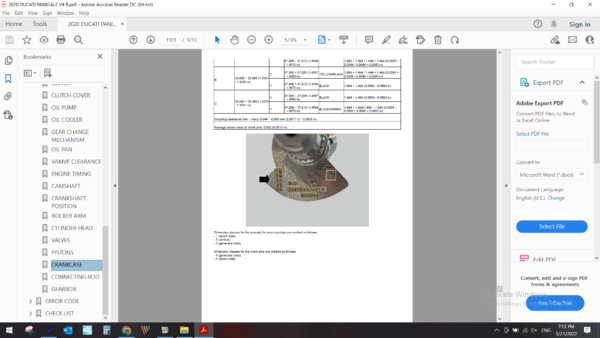 2020 DUCATI PANIGALE V4 R download service manual PDF