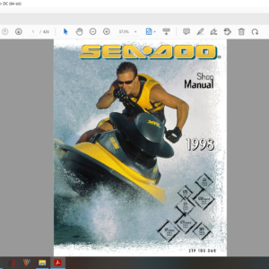 1998 seadoo jetski GS GTS GSX GTI GTX XP SPX download service manual pdf