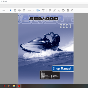 2001 seadoo jetski GS GTS GTI GTX GTX RFI download service manual pdf