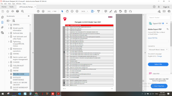 2019 ducati Panigale V4 S Corse download service manual PDF