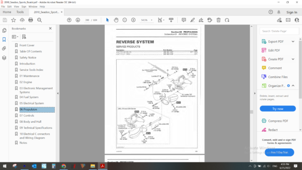 2010 Seadoo Sports Boats 150 180 200 210 230 series download service manual PDF