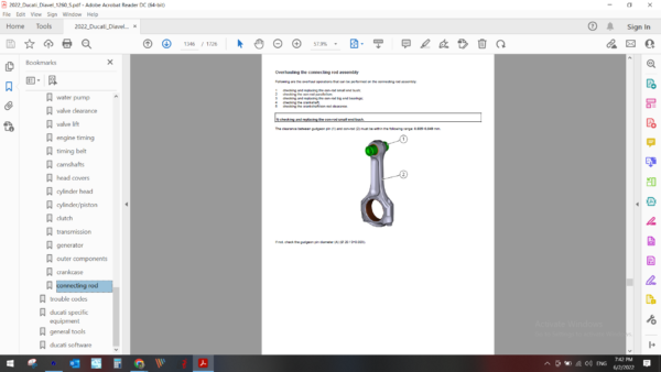 2022 Ducati Diavel 1260 S download service manual PDF