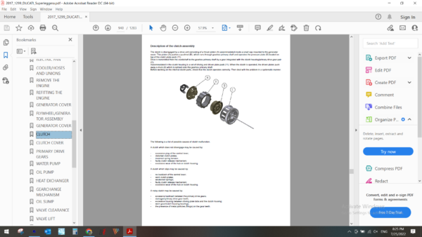 2017 DUCATI 1299 Superleggera download service manual PDF