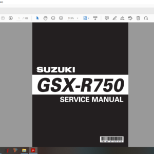 2006 2007 suzuki GSXR 750 download service manual pdf