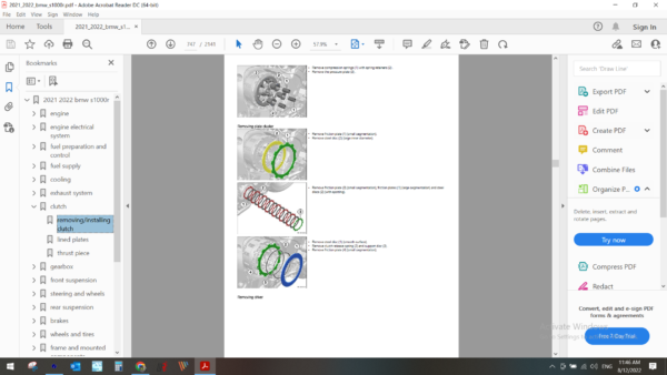 2021 2022 bmw s1000r download service manual PDF